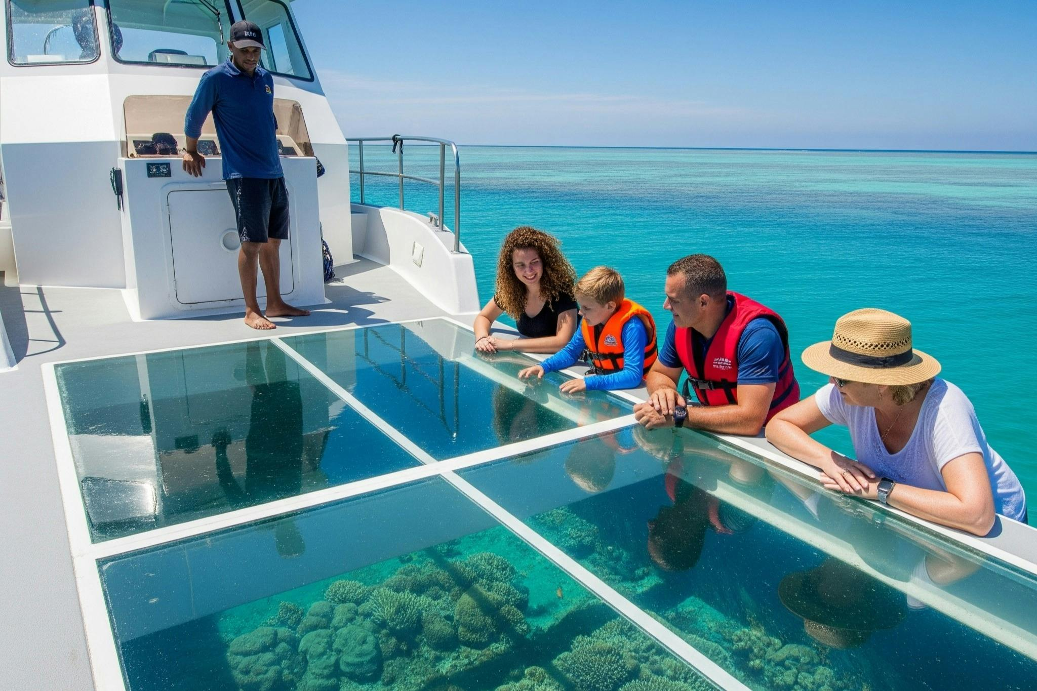 From Miami: Key West Glass Bottom Boat Tour - Photo 1 of 6